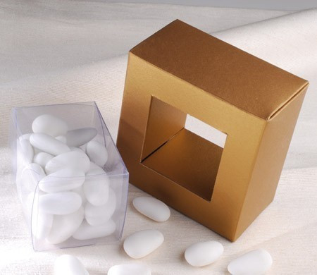 Transparent box for candy