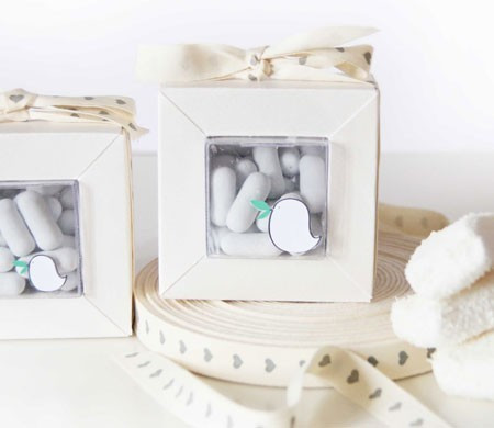Little clear box for baptisms