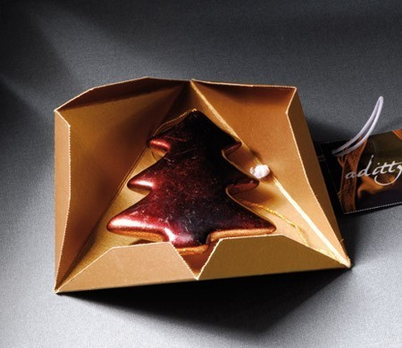 Pyramidenförmige Schachtel für Geschäftsgeschenke