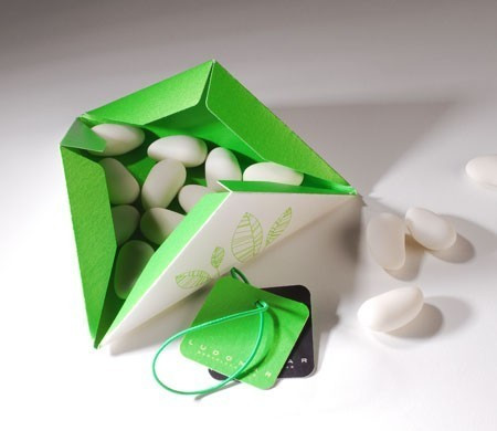 Triangular gift box