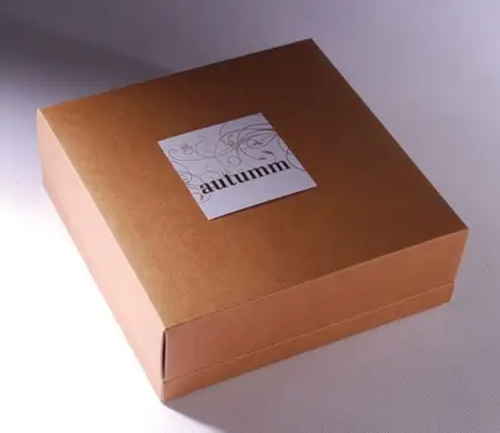 Box with lid for presents