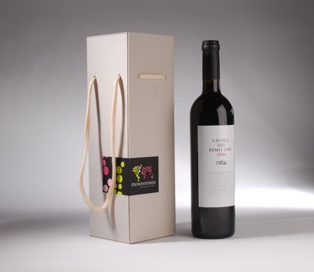 Flaschenbox Mit Kordel | SelfPackaging