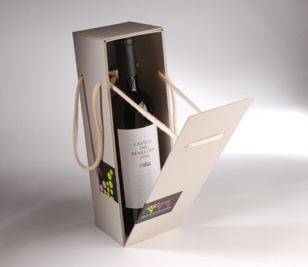 Flaschenbox Mit Kordel | SelfPackaging