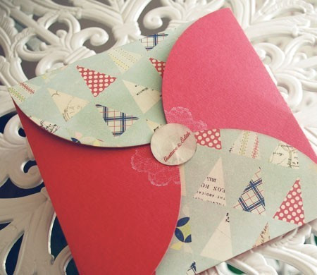 Box decorated with scrapbooking Box decorated with scrapbooking