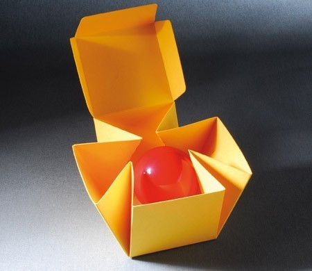 Quadratische kleine Schachtel für Geschäftsgeschenke