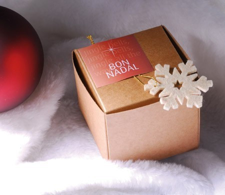 Petite boîte automontable pour Noël