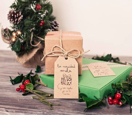 Original package for Christmas