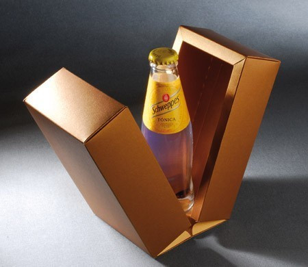 Boîte originale pour des bouteilles