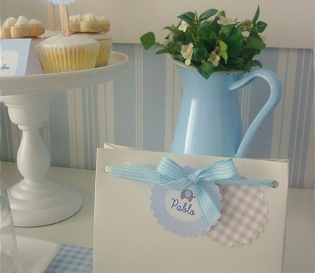 Bag for Christening Invitation