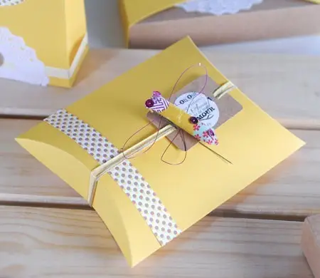 Cajita para baby showers