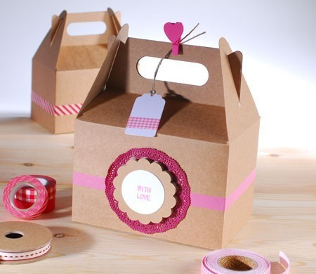 Picnic box in kraft colour