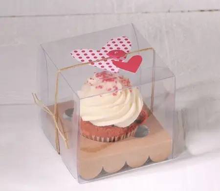 Caja para un cupcake boda