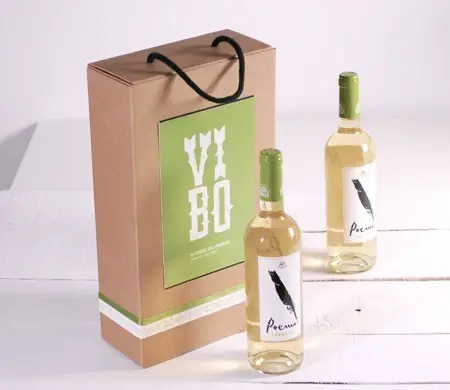 Tragebox für zwei Flaschen