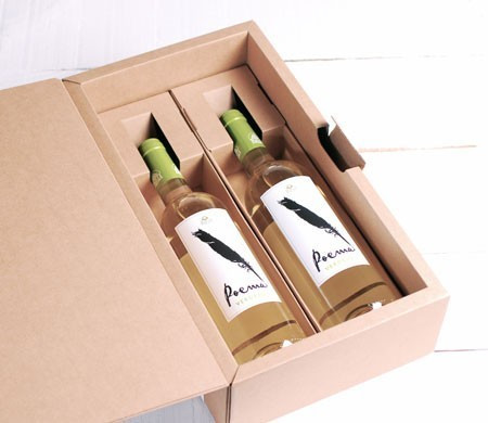 Idea: Scatola 2 Bottiglie Manico | SelfPackaging