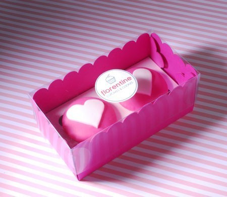 Box for two cupcakes in...