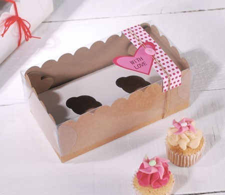 Boîte pour Deux Mini Cupcakes Boîte pour Deux Mini Cupcakes
