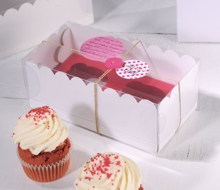 Box für 2 Cupcakes mit...