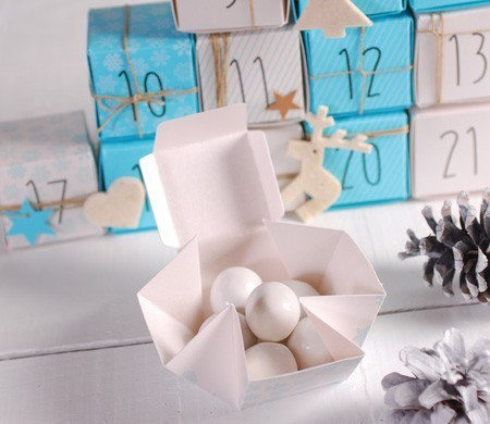 Caja para Hacer un Calendario de Adviento Caja para Hacer un Calendario de Adviento