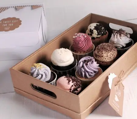 Cardboard tray for Muffins