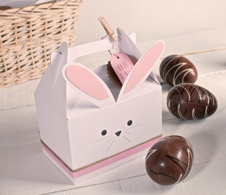 Box to make a cardboard rabbit