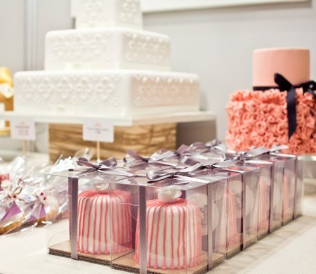 Scatola per una cupcake di nozze