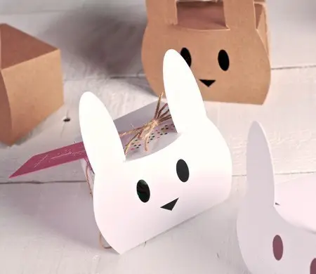 Box for decorated Easter eggs
