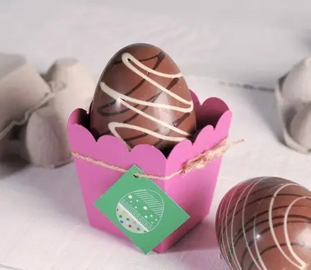 Caja de palomitas para Pascua