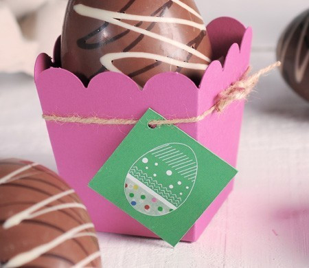 Scatola Pop Corn per Pasqua | SelfPackaging
