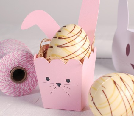 Scatola Pop Corn Coniglio Pasqua | SelfPackaging