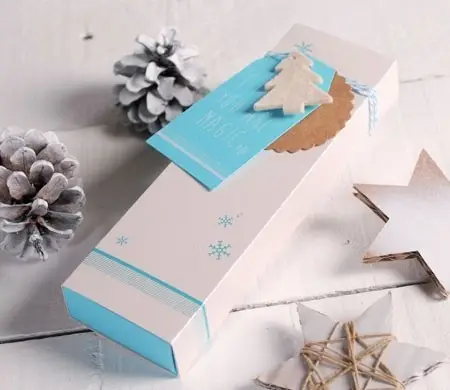 Caja impresa para Navidad