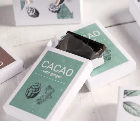 Caja impresa para chocolates