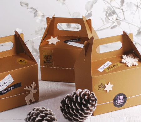 Caja Picnic para Regalos de Navidad Caja Picnic para Regalos de Navidad