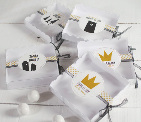 Caja regalo decorada para...