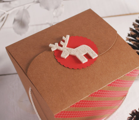 Noodle box for Christmas gifts