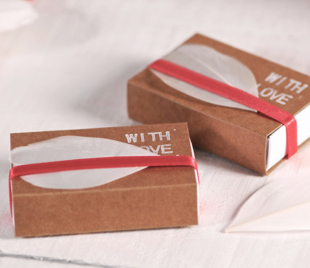 Caja de Cerillas Decorada para Regalo Caja de Cerillas Decorada para Regalo