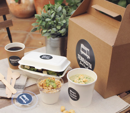 Kit take away personalizado para comida