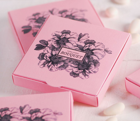 Petit Boîte Carrée avec Personnalisation