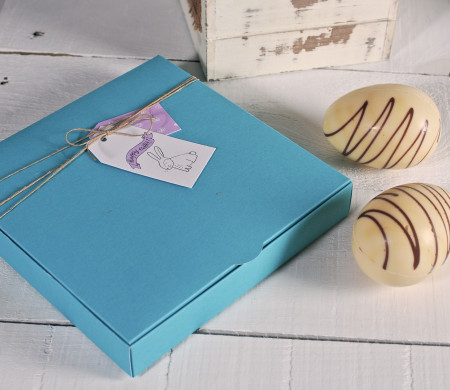 Quadratische Pralinenbox | Ostern Packaging | SelfPackaging