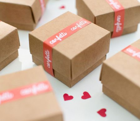 Caja de Bodas para Confeti | Packaging Eventos | SelfPackaging