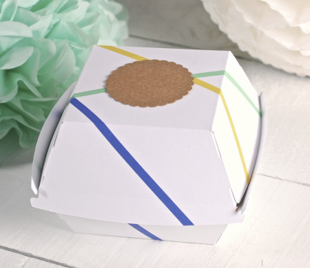 Caja de Hamburguesas Decorada