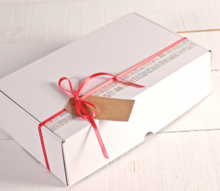 Box decorated with washi...