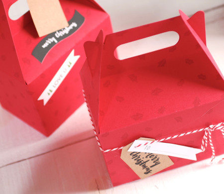 Caja Regalo Picnic con Decoración Navideña Caja Regalo Picnic con Decoración Navideña