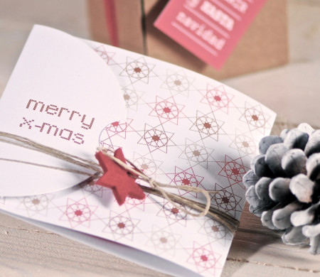 Weihnachtsumschlag für CDs, Fotos und Erinnerungen