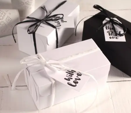 White And Black Box | SelfPackaging