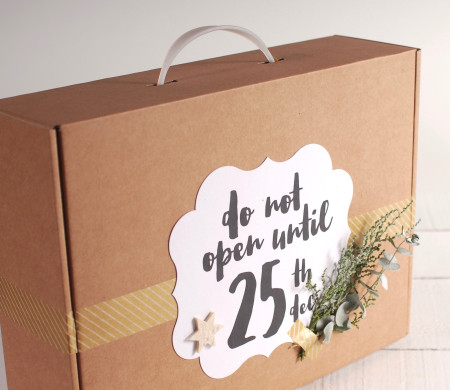 Mallette en Carton pour Noël Mallette en Carton pour Noël