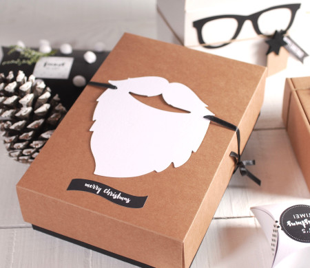 Gift box with beard