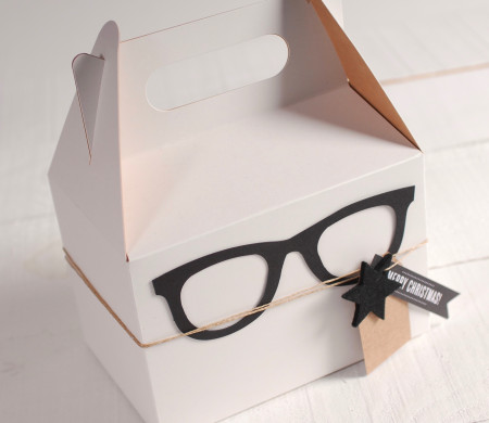 Caja Decorada con Gafas Caja Decorada con Gafas