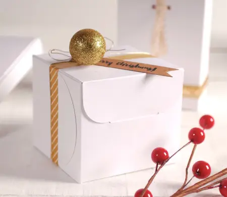 Caja Cuadrada para Navidad