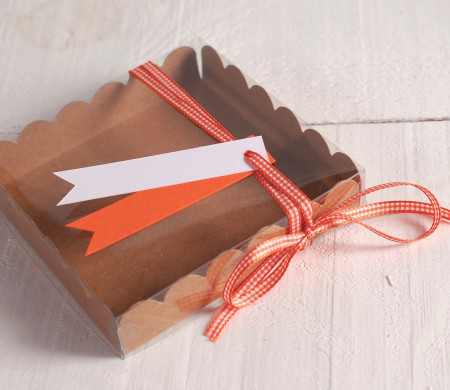 Caja decorada para galletas
