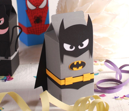 Batman Geschenkbox | Verpackung für Kinderpartys